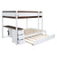 Bunk Bed With Twin Size Trundle, Storage And Desk