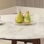 Gasha - Coffee Table - White Marble / Walnut
