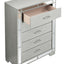 Madison - Chest - Silver Champagne