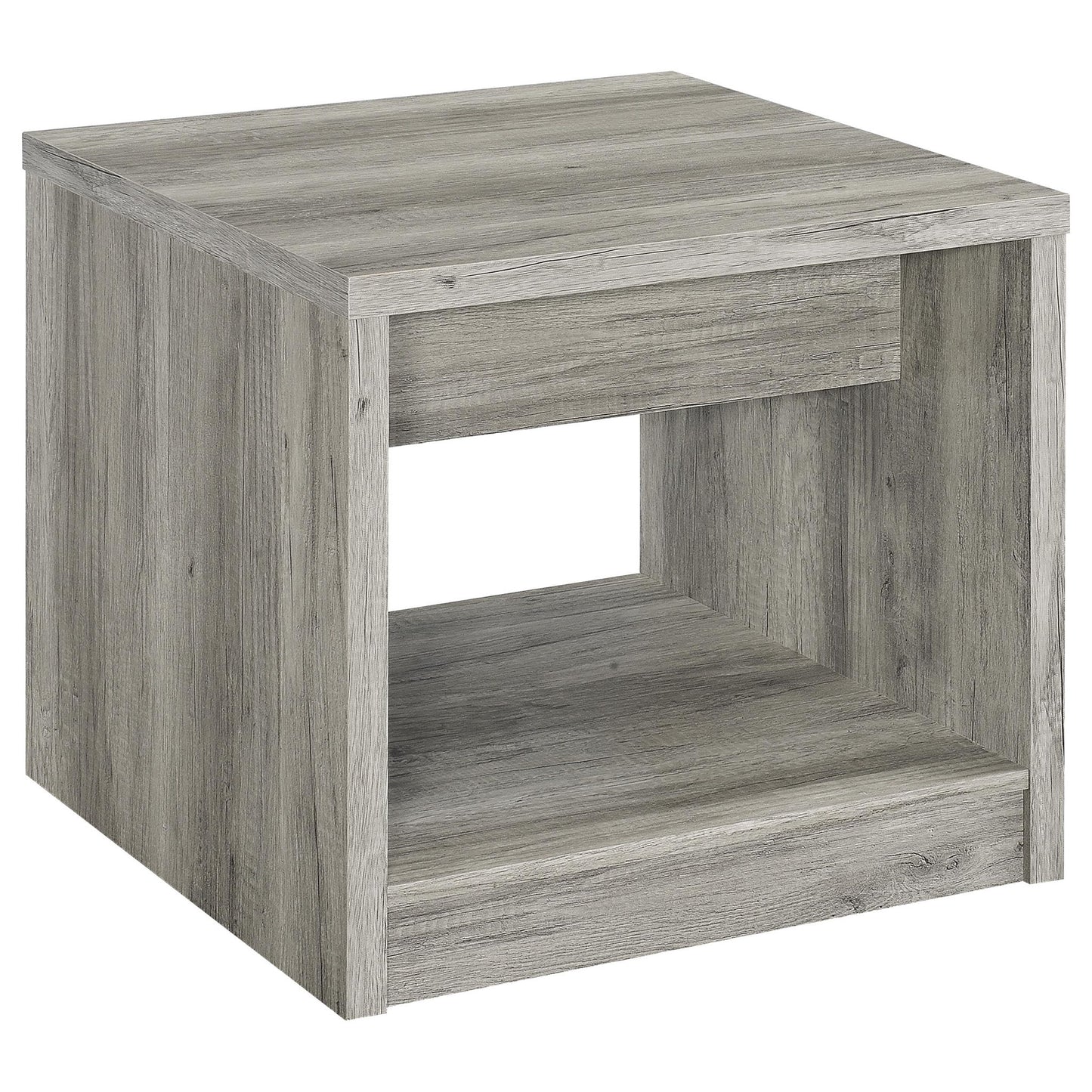 Nuberg - 2 Piece And End Table Set With Storage Drawers - Gray
