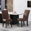 Contemporary Dining Chair With Rubberwood Legs (Set of 2)