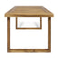 Outdoor Acacia Wood Dining Table, Sandblast Finish