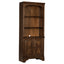 Stigham - Bookcase With 2 Door Cabinet, Adjustable Shelves, Cable Management - Oak