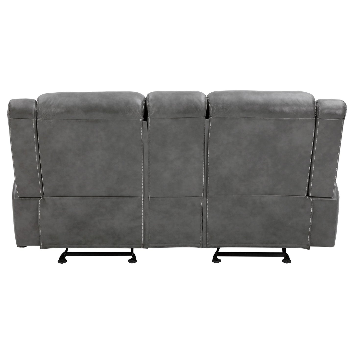 Carmen - Cool Motion Loveseat With Storage, With Reclining Function And Built In Storage - Gray