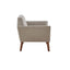 Modern Lounge Chair With Button Tufting