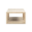 Ellis - Open Frame Coffee Table With Lower Shelf - Natural