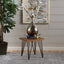 Zion - Outdoor Industrial Iron And Coffee Table - Teak