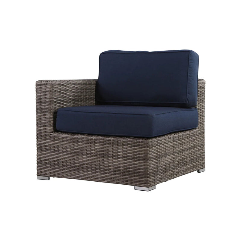Sillón Seccional Derecho Izquierdo de Patio con Cojines - Multicolor