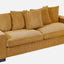 Luxe Sofa With 5 Matching Toss Pillows, Sleek Design, Spacious And Comfortable 3 Seater Couch