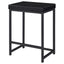 Klekner - 4 Piece Counter Height Table Set With Nesting Tables And Backless Stools - Charcoal