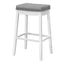 Comfortable Bar Stool, Bar Height, Saddle Seat, Transitional (Set of 2)