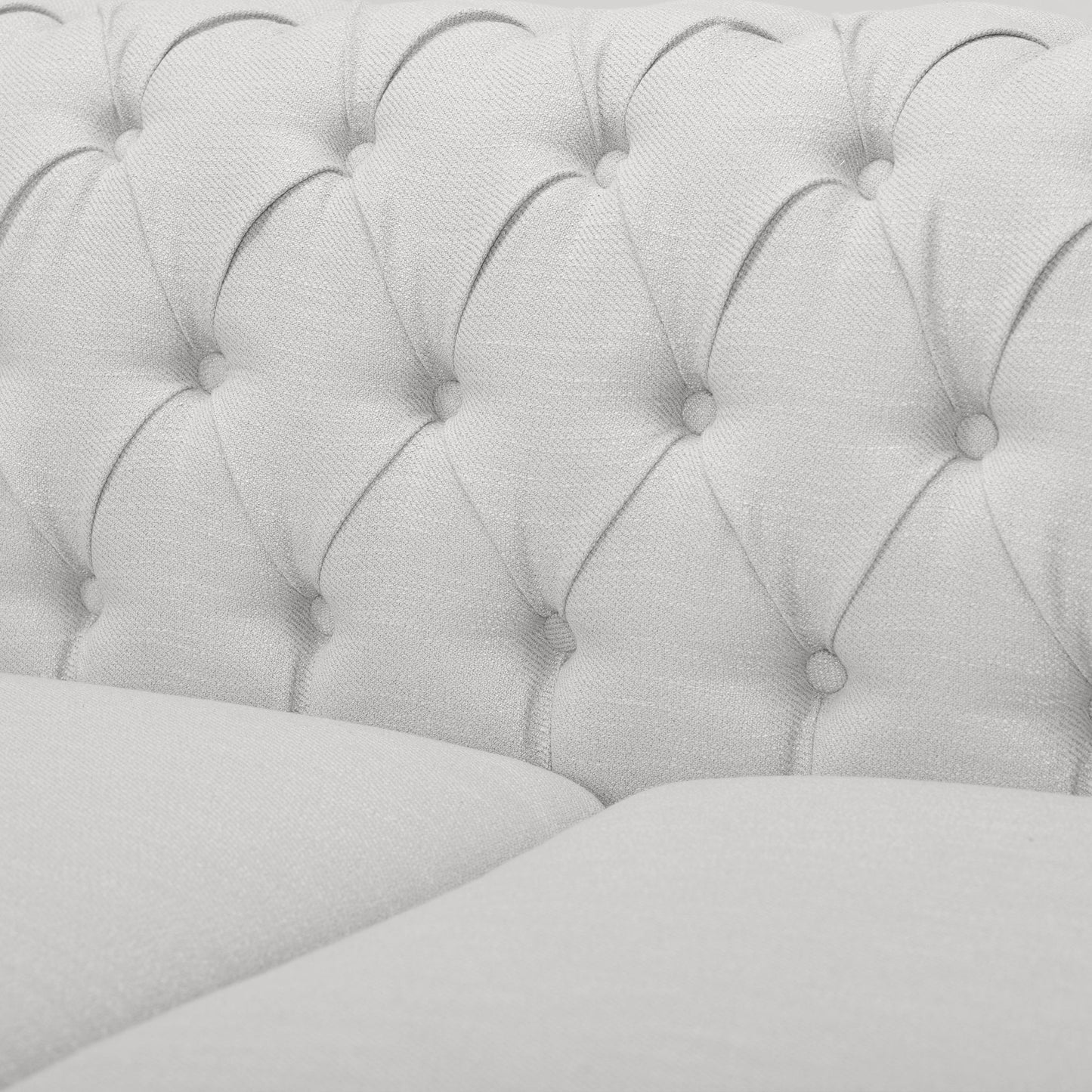 Chesterfield Style 3 Seater Sofa With Deep Button Tufting