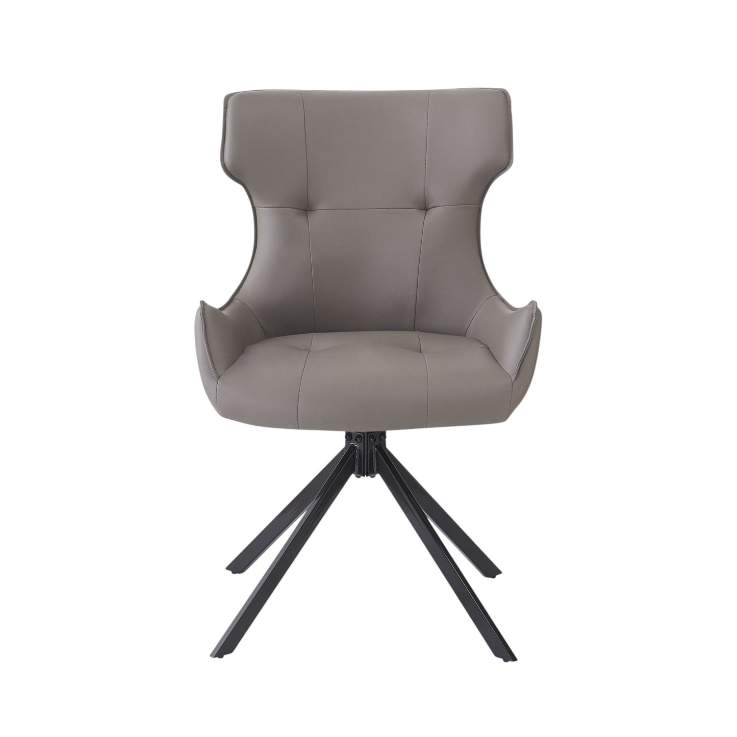 Damita - Side Chair With Swivel (Set of 2) - Camel