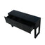 Geometric Carved Console Table With 3 Soft Close Drawers