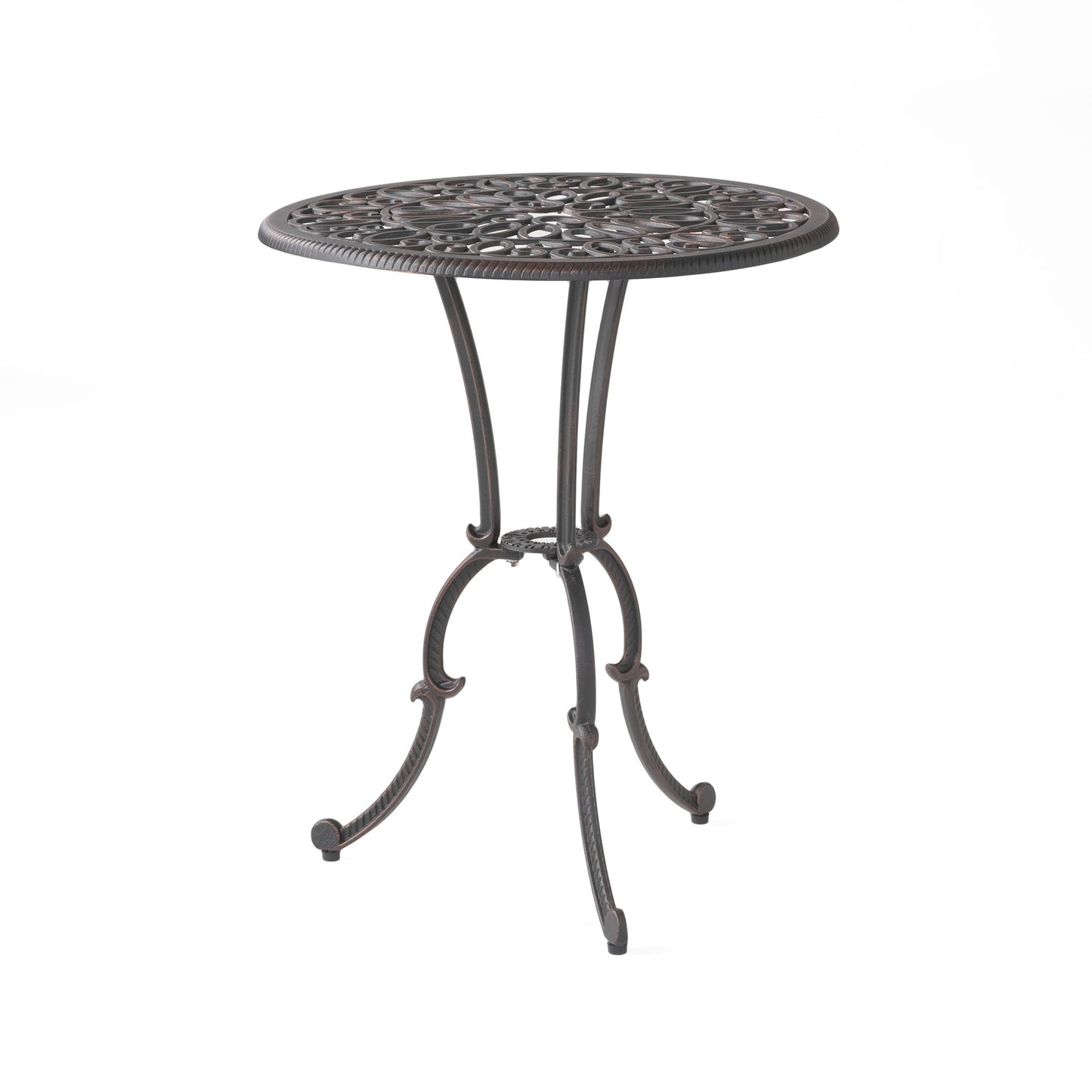 Charleston 3 Pieces Cast Bistro Set - Copper