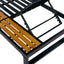 Chaise Lounge Set, 5 Position Adjustable, Flat Side Surface Storage