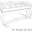 Darcy - Upholstered Storage Ottoman Bench