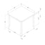 Leon - Bar Table And 4 Bar Stools - Espresso / White