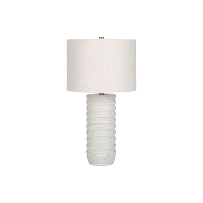 Table Lamp, Lighting, Resin, Transitional - Cream
