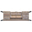 Azura - 4 Drawer Office Desk - Oak