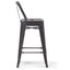 Rayne - Curved Back Metal Stool (Set of 2)