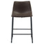 Armless Counter Height Stools (Set of 2) - Brown