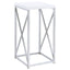 Accent Table With Accents - Glossy White