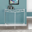Accent Console Table For Entryway, Contemporary And Modern - White