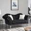 Elegant Round Arm Loveseat