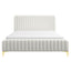 Valery - Upholstered Platform Bed