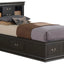 Traditional Style Bookcase Storage Bed