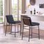 Lahni - 17" Boucle Fabric Counter Height Chair