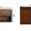 Curve Upper Slot Floating Nightstand