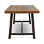 Equilibrium - Outdoor Dining Table With Wooden Frame And Slat Top