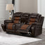 Nikko - Console Loveseat With Dual Recliners