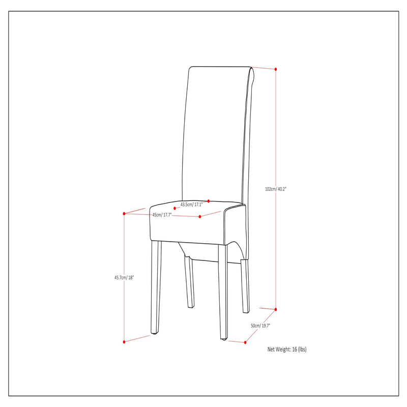 Avalon - Deluxe Parson, Dining Chair (Set of 2)