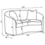 Rory - Sloped Arms Living Room Set