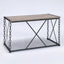 Jodie - Console Table - Rustic Oak / Antique Black