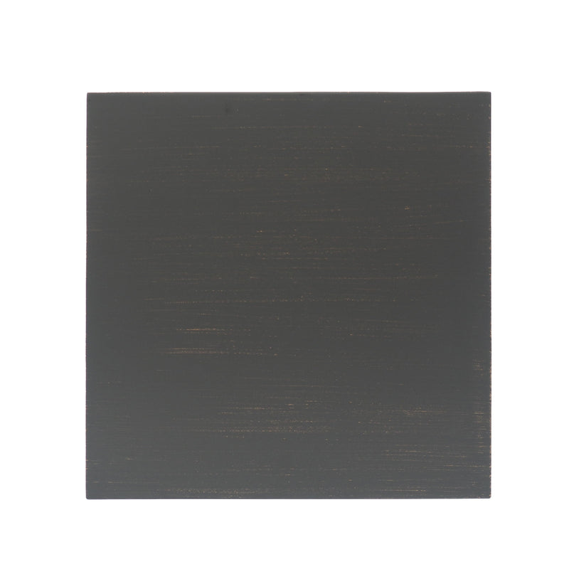 Modern Iron Tank Holder Side Table With Powder Coated Frame - Brown / Gold