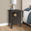 Accent Nightstand Side Table, Storage, Transitional - Oak