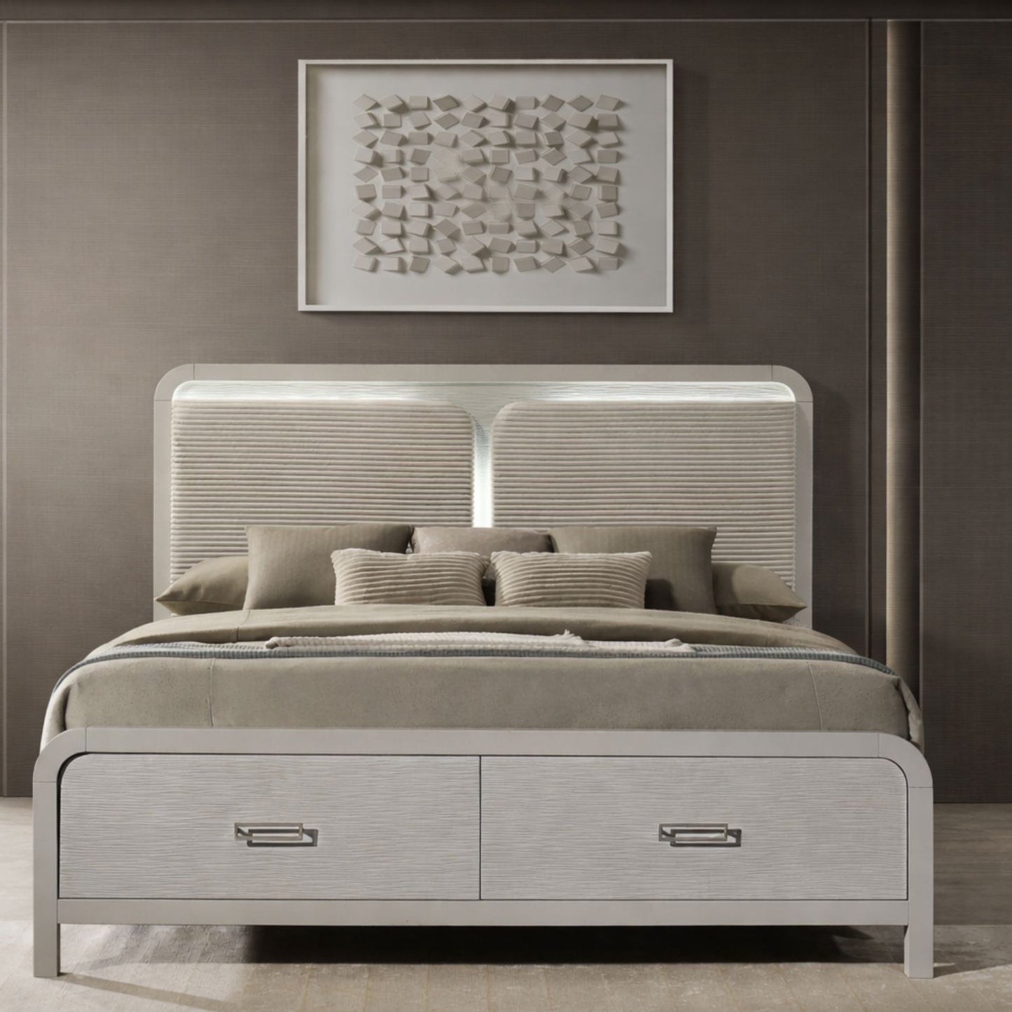 Aria - Bed With Storage Drawers