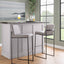 Fuji - Contemporary High Back Barstool Elegant Design