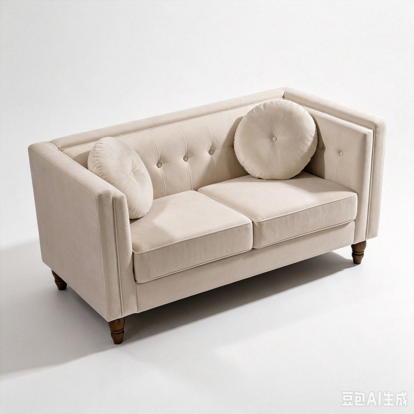 Chesterfield Loveseat 2 Seater Couch For Living Room
