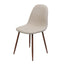 Elegant Dining Chair Set With Fabric