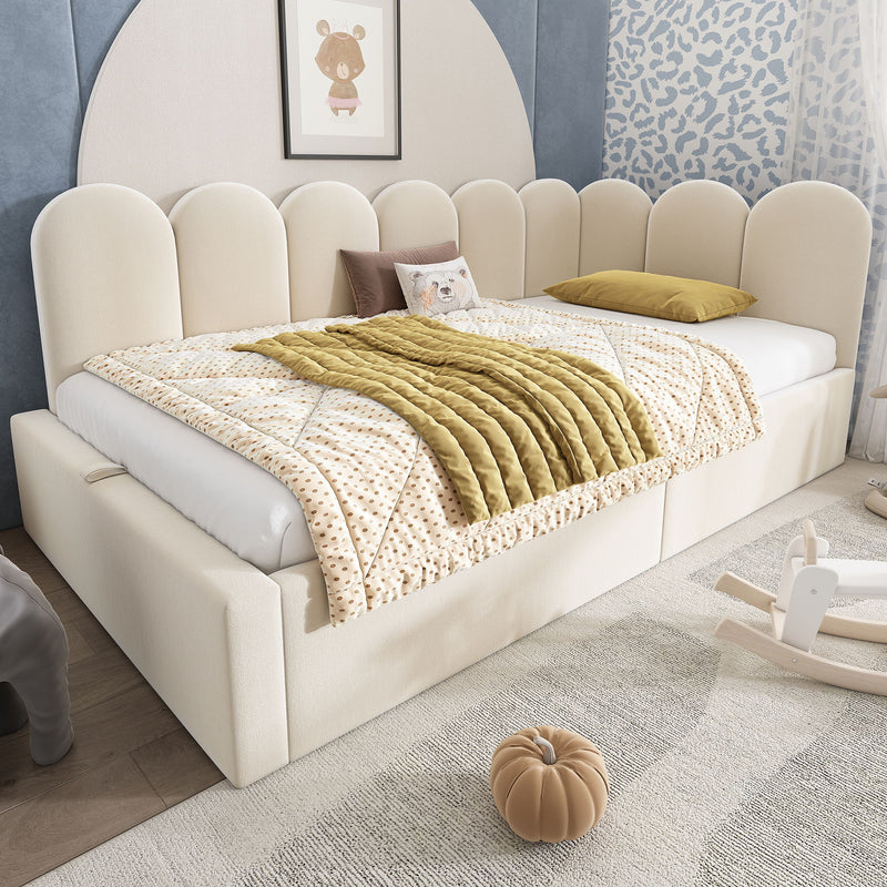 Upholstered Daybed With Hydraulic Storage