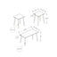 Contemporary 3 Piece Table Set With Coffee Table And 2 End Tables