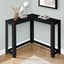 Corner Accent Console Table For Entryway, Unique Design Contemporary & Modern
