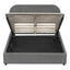 Upholstered Platform Bed With Hydraulic Storage System
