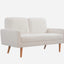 Loveseat Sofa, European Style With Sleek Design, Modern & Vintage Flair, Upholstered 2 Seater Couch
