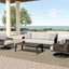 Genova - Patio Swivel Club Chair With Accent Pillow (Set of 2) - Gray